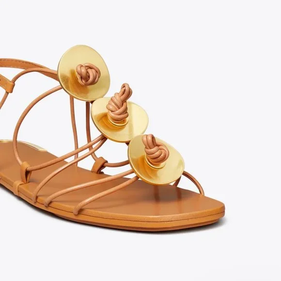 TORY BURCH Artisanal Knot Sandal Tripon Cristal Elba Sandals